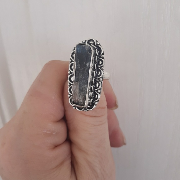 New Kyanite 925 Silver Ring. - Picture 2 of 8